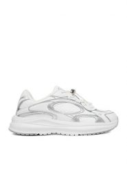 Guess Sneakersy EO-CP40GG36AW2026 Biały. Białe buty sportowe dziewczęce Guess, z aplikacjami, ze skóry, bez zapięcia. Za 269.99 zł.