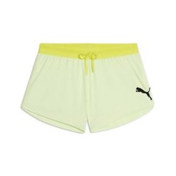 Szorty Puma Lightspeed. Żółte krótkie spodenki sportowe męskie Puma, l, bez wzorów, z materiału, na fitness i siłownię. Za 287.99 zł.