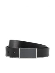 Semi Line Pasek Męski P8234-0 Granatowy. Niebieskie paski damskie Semi-line, bez wzorów, ze skóry. Za 59.99 zł.