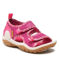 Sandały Keen. Czerwone sandały dziewczęce Keen, bez zapięcia. Za 149.99 zł.