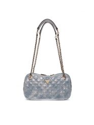 Guess Torebka Giully II HWDG96 73090 Niebieski. Niebieskie torebki do ręki damskie Guess, z aplikacjami, z materiału, bez dodatków. Za 639.99 zł.