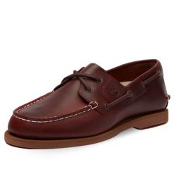 Mokasyny Classic Boat 2 Eye Rozmiar 41 - TB0A2Q9XEIW Czerwony. Czerwone mokasyny damskie Timberland, ze skóry, klasyczne. Za 646.50 zł.