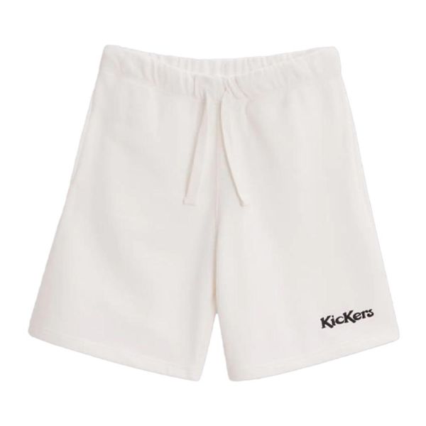 Spodenki KIKERS Białe Fleece. Białe szorty męskie Kickers, s, bez wzorów, z bawełny, klasyczne. Za 154.90 zł.