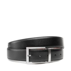 Pasek Męski Semi Line. Czarne paski damskie Semi-line, bez wzorów. Za 49.99 zł.