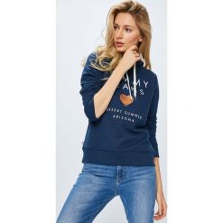 Tommy Jeans - Bluza. Szare bluzy damskie Tommy Jeans, z nadrukiem, z bawełny. Za 359.90 zł.