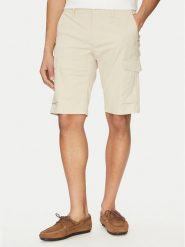 Tommy Hilfiger Szorty materiałowe John MW0MW31244 Beżowy Regular Fit. Brązowe szorty męskie Tommy Hilfiger, m, bez wzorów, z bawełny. Za 229.99 zł.