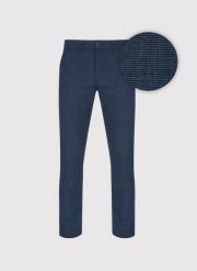 PAKO LORENTE - Granatowe spodnie męskie. Spodnie materiałowe męskie Pako Lorente, l, bez wzorów, z bawełny, casualowe. Za 359.99 zł.