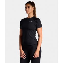 Koszulka do tenisa/padka damska ekologiczna. Niebieskie koszulki sportowe damskie NORDICDOTS, bez wzorów, sportowe, bez kołnierzyka. Za 105.00 zł.