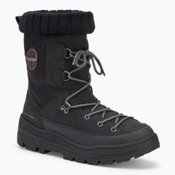 Śniegowce męskie Napapijri Herb. Czarne śniegowce i trapery męskie Napapijri, na zimę, sportowe, bez zapięcia. Za 429.99 zł.