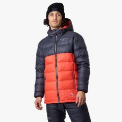 Kurtka puchowa Wędrówki męska Swedemount Östersund Down Jacket 2.0 wodoodporna. Brązowe kurtki męskie SWEDEMOUNT, m, bez wzorów, z puchu, sportowe, bez kaptura. Za 746.00 zł.