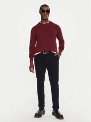 Tommy Hilfiger Spodnie materiałowe MW0MW32932 Granatowy Regular Fit. Niebieskie spodnie materiałowe męskie Tommy Hilfiger, m, bez wzorów, z materiału. Za 349.99 zł.