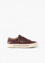 Sneakersy marki Mustang z zamkiem. Żółte obuwie sportowe damskie bonprix, bez wzorów. Za 239.99 zł.
