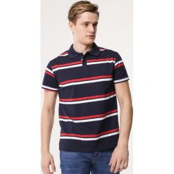 Granatowa Koszulka Craftswomanship. Koszulki polo męskie Born2be. Za 49.99 zł.