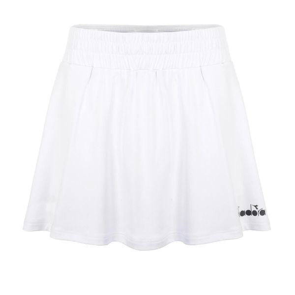 Spódnica DIADORA L. CORE SKIRT. Białe spódnice damskie Diadora, l, bez wzorów, z elastanu, rozkloszowane. Za 69.99 zł.