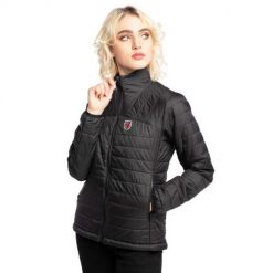 Kurtka przejściowa damska Fjällräven Expedition. Czarne kurtki damskie Fjällräven, na zimę, xs, bez wzorów, bez kaptura. Za 944.40 zł.