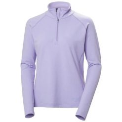 Bluza damska z zamkiem 1/2 Helly Hansen Tyri. Fioletowe bluzy damskie Helly Hansen, bez wzorów, bez kaptura. Za 417.50 zł.