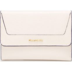 Samsonite - Portfel skórzany. Szare portfele damskie Samsonite, z materiału. W wyprzedaży za 219.90 zł.
