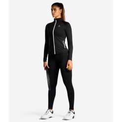Koszulka/bluza z długim rękawem damska. Czerwone bluzy damskie NORDICDOTS, m, bez wzorów, z elastanu, klasyczne, bez kołnierzyka. Za 365.00 zł.