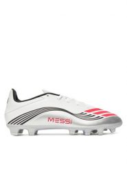 Adidas Buty do piłki nożnej F50 Messi Club JP7443 Biały. Białe buty sportowe męskie Adidas, ze skóry, bez zapięcia. Za 189.99 zł.