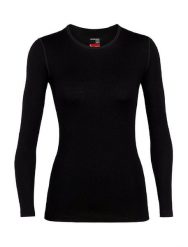 Koszulka Termiczna Damska Icebreaker 260 Tech LS Crewe. Zielone t-shirty damskie Icebreaker, m, bez wzorów, z materiału, bez kołnierzyka. Za 490.55 zł.