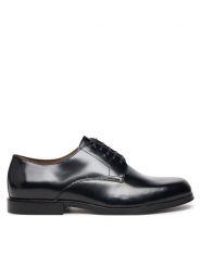 Calvin Klein Półbuty HM0HM01831 Czarny. Czarne półbuty na co dzień męskie Calvin Klein, z lakierowanej skóry, wizytowe, bez zapięcia. Za 539.99 zł.