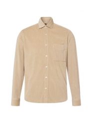 Nils Sundström Męska koszula sztruksowa Mężczyźni Regular Fit Bawełna beżowy jednolity, XXL. Brązowe koszule męskie Nils Sundström, m, bez wzorów, z bawełny, bez kołnierzyka, bez ramiączek. Za 179.95 zł.