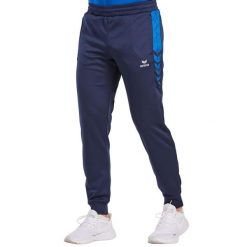 Spodnie do biegania Erima Worker Six Wings. Niebieskie spodnie sportowe męskie Erima, bez wzorów, do biegania. Za 178.50 zł.