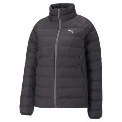 Kurtka damska Puma ACTIVE POLYBALL. Czarne kurtki damskie Puma, xs, bez wzorów, z puchu, bez kaptura. W wyprzedaży za 328.35 zł.