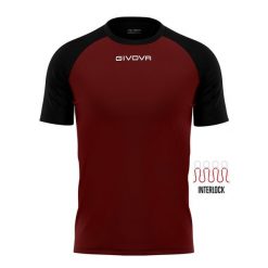 Koszulka piłkarska dla dorosłych Givova Capo MC. Brązowe koszulki sportowe męskie Givova, xl, bez wzorów, bez kołnierzyka, bez ramiączek, do piłki nożnej. Za 129.99 zł.
