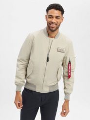Alpha Industries kurtka bomber - MA-1 TTC Mężczyźni Sztuczne włókno szary, M. Szare kurtki męskie Alpha Industries, m, bez wzorów, z włókna. Za 429.95 zł.