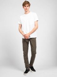 Antony Morato Jeansy "Racer" | MMTR00410 FA800088 | Racer | Mężczyzna | Khaki, Wojskowa Zieleń. Brązowe jeansy męskie Antony Morato, militarne. W wyprzedaży za 179.00 zł.