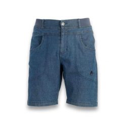 Spodenki Ande Yosemite Dorośli. Niebieskie krótkie spodenki sportowe męskie ANDE, m, bez wzorów, z denimu, trekkingowe. Za 268.99 zł.