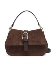 Furla Torebka Flow Mini Top Handle WB01032 BX3045 CN 3244S Brązowy. Brązowe torebki do ręki damskie Furla, bez wzorów, ze skóry, bez dodatków. Za 1,869.00 zł.