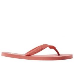 Japonki damskie Reebok Cash Flip. Czerwone klapki damskie Reebok, bez wzorów, z materiału. Za 32.42 zł.