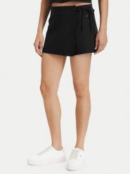 Tommy Jeans Spódnico-szorty DW0DW22267 Czarny Regular Fit. Czarne szorty damskie Tommy Jeans, l, bez wzorów, z jeansu. Za 369.99 zł.