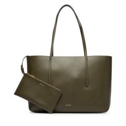 Torebka Calvin Klein. Zielone torebki do ręki damskie Calvin Klein, bez wzorów, bez dodatków. Za 649.99 zł.