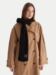 Calvin Klein Szalik Emblem LV04D8014G Czarny. Czarne rękawiczki męskie Calvin Klein, bez wzorów, z kaszmiru. Za 599.99 zł.