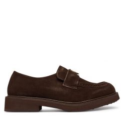 Loafersy Patrizia Pepe. Brązowe mokasyny damskie Patrizia Pepe. Za 674.99 zł.