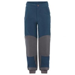 Spodnie dziecięce VAUDE Caprea Stretch SF. Niebieskie spodnie materiałowe dla dziewczynek Vaude, bez wzorów, z elastanu. Za 297.75 zł.