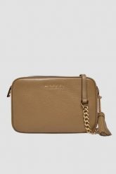 MICHAEL KORS Brązowa listonoszka skórzana. Brązowe listonoszki damskie Michael Kors, bez wzorów, eleganckie, bez dodatków. Za 1,259.99 zł.