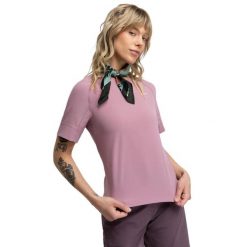 Damska techniczna turystyczna koszulka rowerowa z krótkim rękawem Kolarstwo Si. Fioletowe koszulki sportowe damskie SIROKO, bez wzorów, z materiału, bez kołnierzyka, bez ramiączek, rowerowe. Za 170.00 zł.