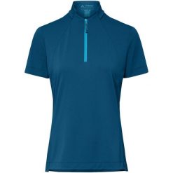 Koszulka damska Adlux HZ. Niebieskie koszulki sportowe damskie Vaude, s, bez wzorów, z materiału, bez kołnierzyka, bez ramiączek, na fitness i siłownię. Za 299.00 zł.