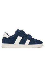 Geox Sneakersy J Eclyper Boy J65LSC 022BC C4211 D Granatowy. Niebieskie buty sportowe chłopięce Geox, bez wzorów, ze skóry, bez zapięcia. Za 299.99 zł.