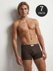 Bokserki Long 7 pack - wielobarwny. Bokserki męskie Sinsay, l, bez wzorów. Za 59.99 zł.