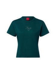 HUGO Koszulka - Destrel Kobiety Bawełna zielony, M. Zielone t-shirty damskie Hugo, m, bez wzorów, z bawełny, bez kołnierzyka. Za 169.95 zł.