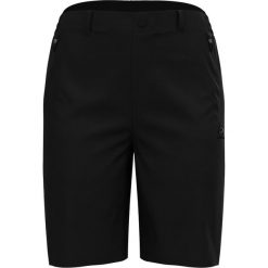 Spodenki damskie ODLO Ascent Light Short. Czarne szorty damskie Odlo, s, bez wzorów, z materiału. Za 351.45 zł.