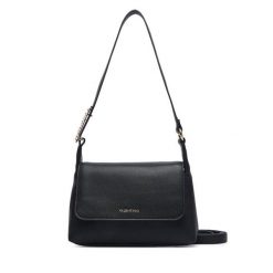 Torebka Valentino. Czarne listonoszki damskie Valentino, bez wzorów, bez dodatków. Za 609.99 zł.