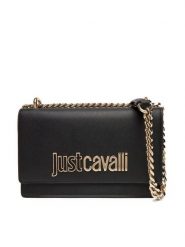 Just Cavalli Torebka 79RA4BBA Czarny. Czarne torebki do ręki damskie Just Cavalli, bez wzorów, ze skóry, wizytowe, bez dodatków. Za 639.99 zł.