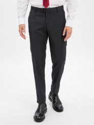 Bugatti spodnie z zestawu modułowego Mężczyźni Regular Fit szary, 58. Szare eleganckie spodnie męskie Bugatti, m, bez wzorów, z elastanu. Za 449.95 zł.