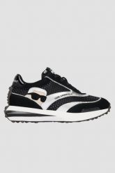 KARL LAGERFELD Czarne damskie sneakersy z cyrkoniami ZONE NFT GEMSTONE, Rozmiar 37. Czarne obuwie sportowe damskie KARL LAGERFELD, bez wzorów, z meshu. W wyprzedaży za 779.99 zł.